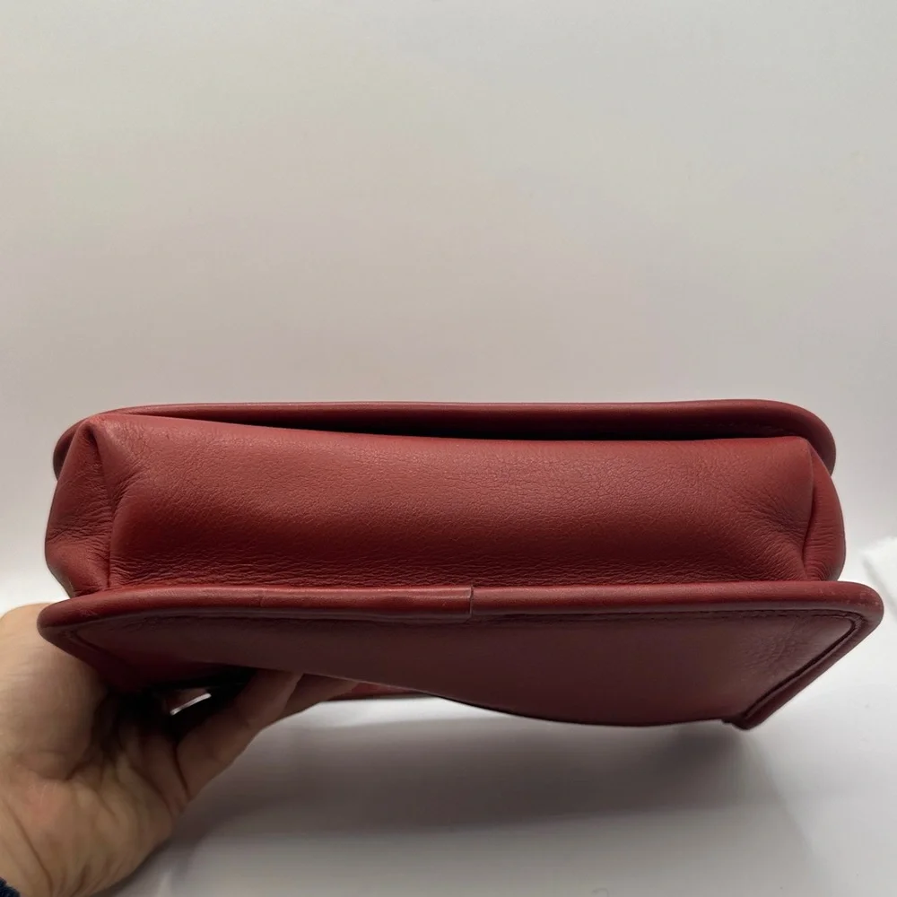 Coach Casino Leather Crossbody Bag, Red 9924 - Picture 6 of 12